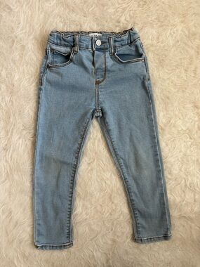 Zara Classic Light Blue Straight Leg Toddler Jeans